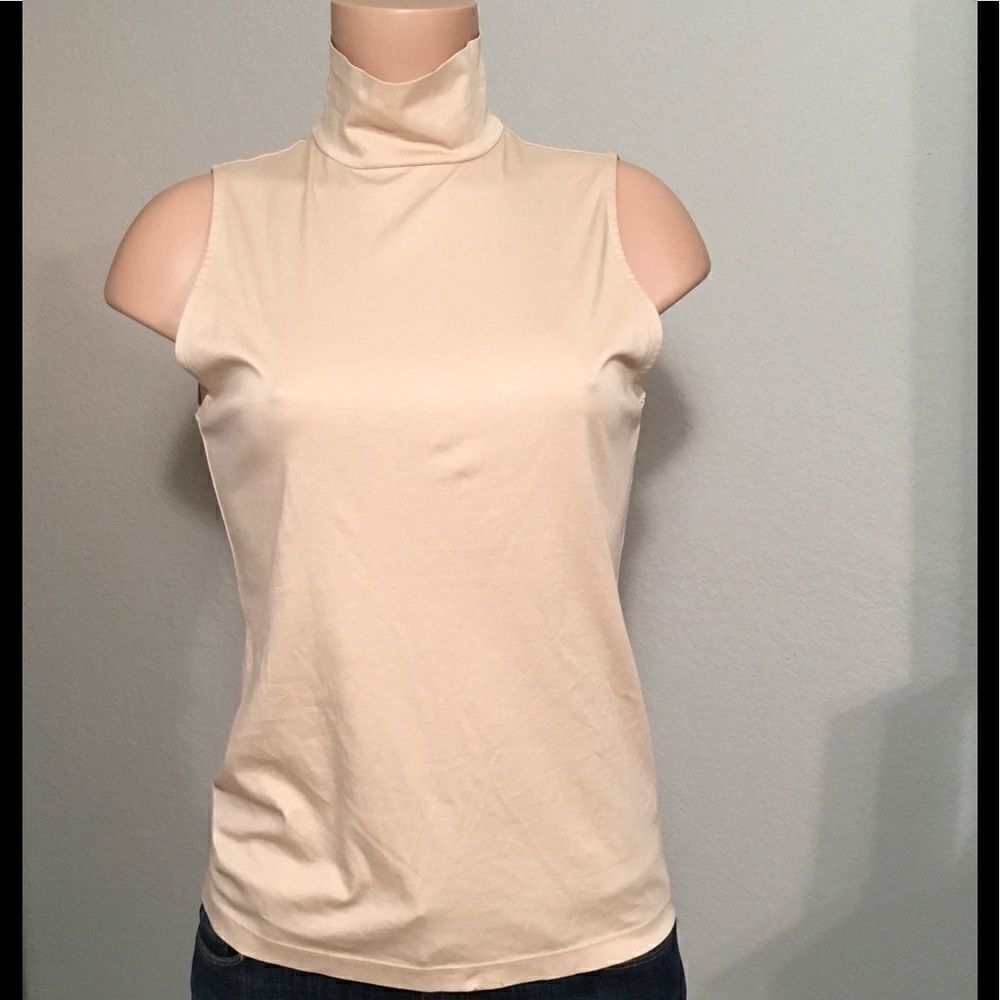 Ralph Lauren tan mock turtleneck . NWT